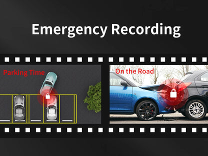 KAWA D5 2K Dash Camera with WiFi and Voice Control