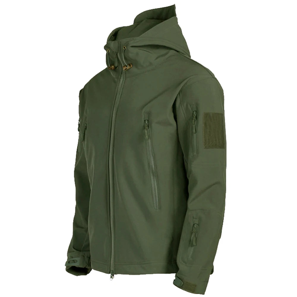 Military Shark Skin Soft Shell Jacket Men Tactical Waterproof