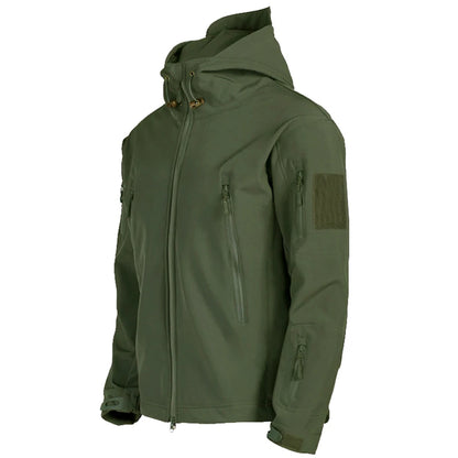 Military Shark Skin Soft Shell Jacket Men Tactical Waterproof