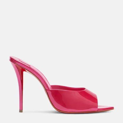 Shoes for Women New Pointed Open Toe Roman Sandals Metal Sexy Women's Shoes Outdoors Slippers 10.5 cm Sandalias Romanas Mujer