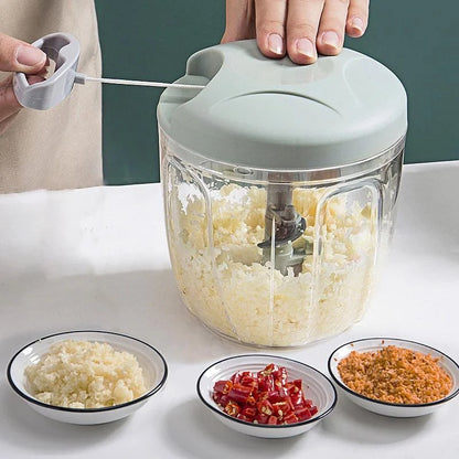 Manual Meat Mincer Garlic Chopper 500/900ML