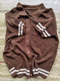 DGUKYM Summer Baby Knitted Sweater Cardigan Set