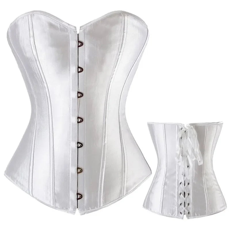 Gothic Lace Up Corset Shapewear for Women