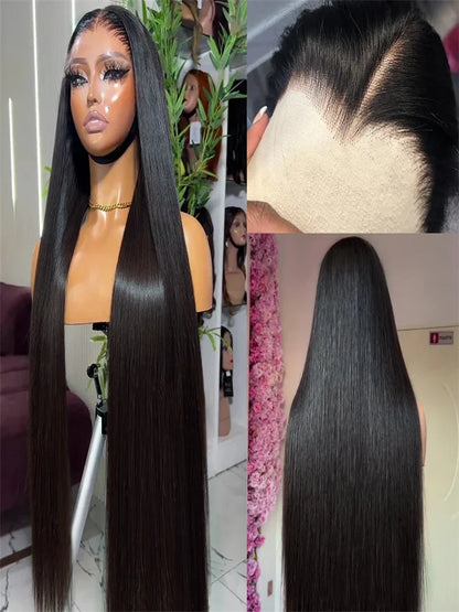 Bone Straight Human Hair Lace Front Wig 360