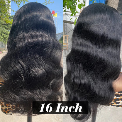 Body Wave Headband Wig Remy Human Hair Natural Black
