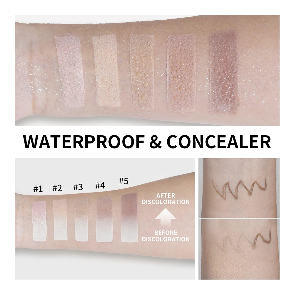 Lakerain Color Changing Foundation Stick Cream Waterproof