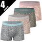 Men's Printed Boxer Shorts Comfortable Plus Size