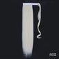 Long Straight Clip-in Ponytail Hair Extension Black