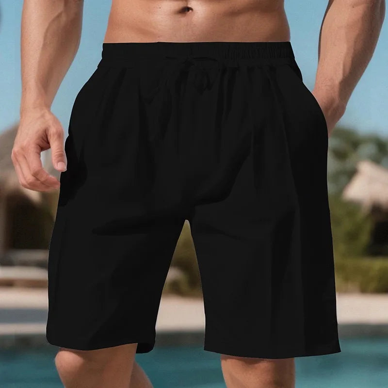 Men's Light Blue Quick Dry Beach Shorts