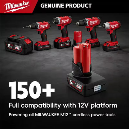 Milwaukee 12V 6.0Ah Rechargeable Battery for M12 Tools