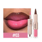 Black Brown Tapered Lip Liner and Lip Gloss Duo