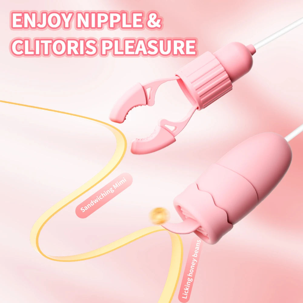 Vibrating Nipple Clamps for Women