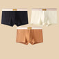 Men's Cotton Boxer Shorts 3Pcs Solid Color Set