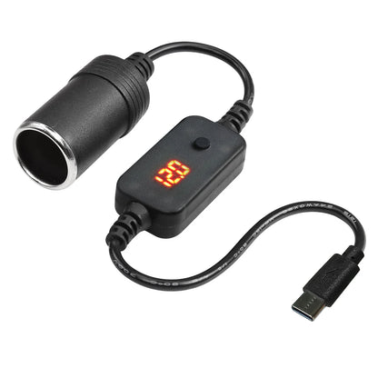 5V 2A USB to 12V Cigarette Lighter Socket Adapter