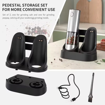 Electric Automatic Stainless Steel Salt and Pepper Grinder