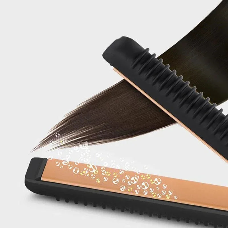 2-in-1 Mini Hair Straightener and Curling Iron