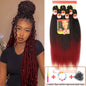 26 Inch Pre Stretched Blonde Ombre Braiding Hair