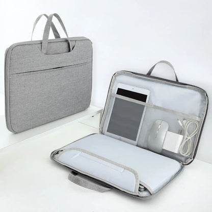 Suede Laptop Bag for 13.3 to 15.6 Inch Devices