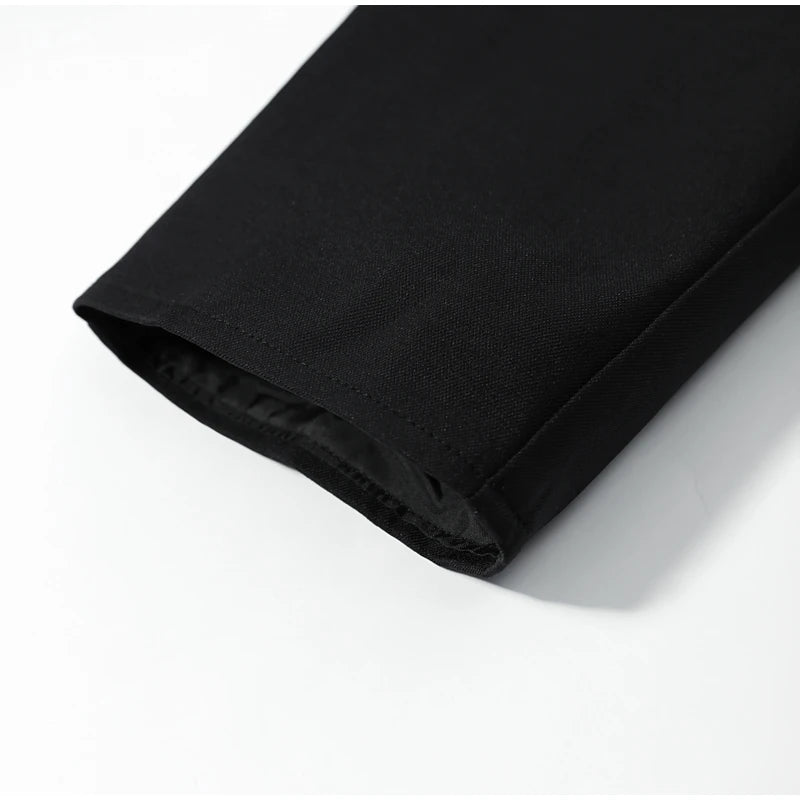 Chic Waist Cinched Women's Blazer Coat with Stand Collar
