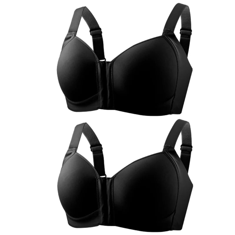 FallSweet Women's Wireless Bralette Front Closure Thin Cup
