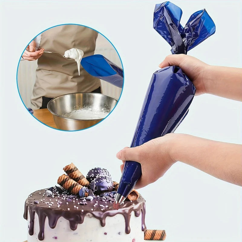 21 Inch Disposable Thickened Plastic Pastry Bag