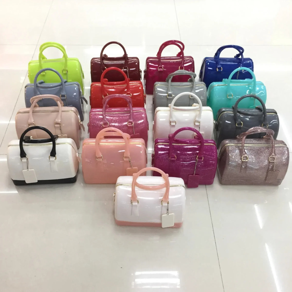 Jelly Bag Crossbody Pillow Bag in Macaron Colors