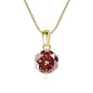 Moissanite Pendant Necklace 925 Sterling Silver Women