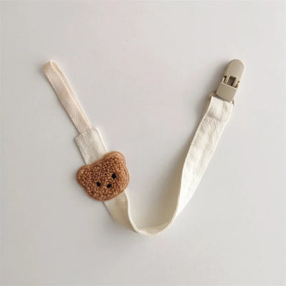 Cute Bear Baby Pacifier Chain Clip Holder