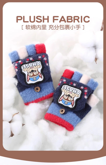 Paw Patrol Winter Gloves for Kids Unisex Polyester