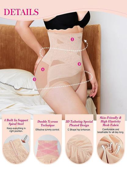 Women’s High Waist Tummy Control Shapewear Panties