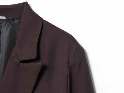 Elegant Double Breasted Blazer Coat for Women