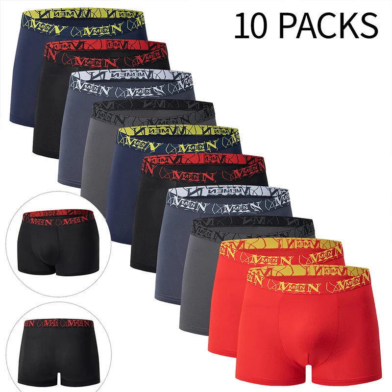 Men's Printed Boxer Shorts Comfortable Plus Size