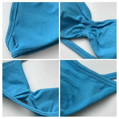 Seamless Strappy Yoga Bra and Scrunch Butt Shorts Set