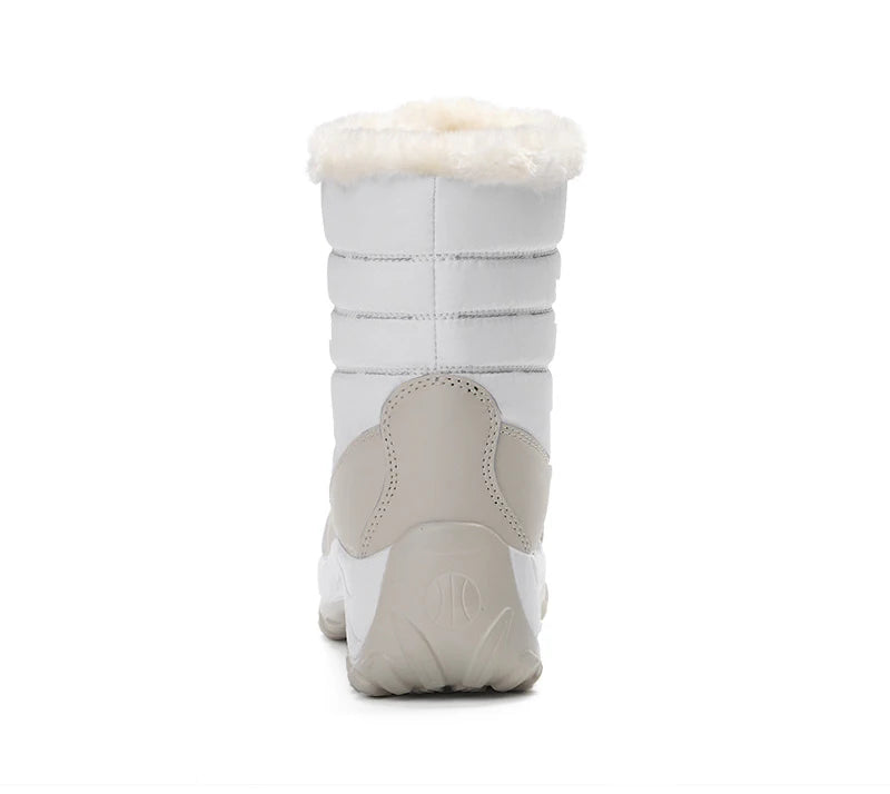 Women’s Waterproof Ankle Snow Boots with Fur Lining
