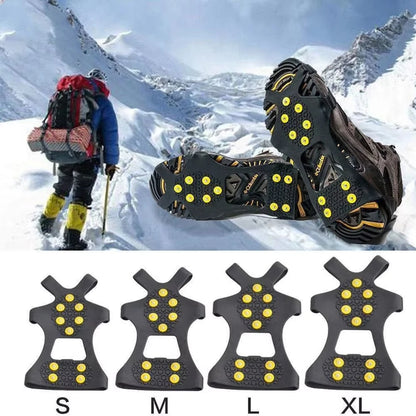 10 Teeth Non-Slip Climbing Cleats for Hiking