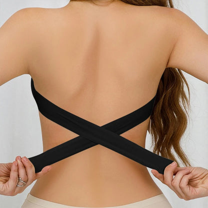 Women's Strapless Push Up Bra Removable Padded Seamless