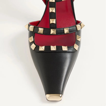 Summer High-Heeled Rivet Women's Sandals