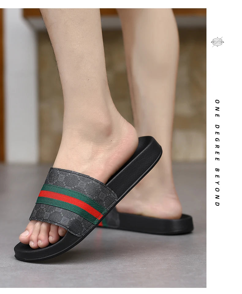 Men's Ultra Soft Non-slip PVC Slippers for Summer