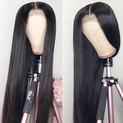 Hd Lace Frontal Wig 30 Inch Bone Straight Human Hair