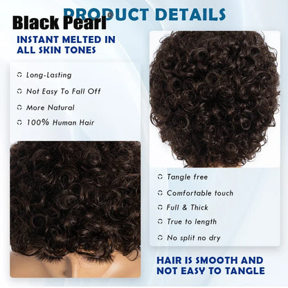 Brazilian Afro Puff Pixie Bob Wig 99J Natural Brown