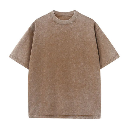 Vintage Cotton Short Sleeve T-Shirt for Women