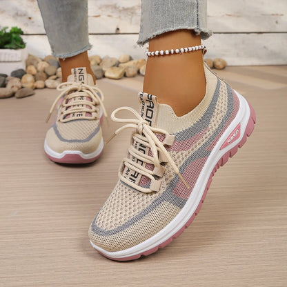 Women's Double-Color Canvas Work Sneakers