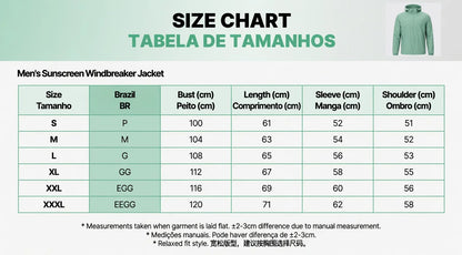 Men's Breathable Waterproof Sunscreen Jacket