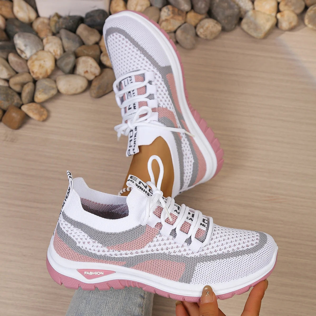 Women's Double-Color Canvas Work Sneakers