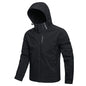 Men's Waterproof Windproof Hoodie Jacket for Outdoor Activities