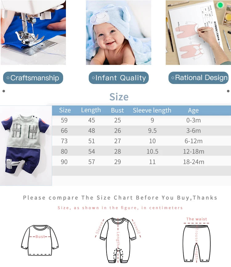 Cotton Anime Role Play Baby Jumpsuit for Summer