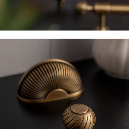 Brushed Antique Brass Kitchen Cabinet Pull Handle