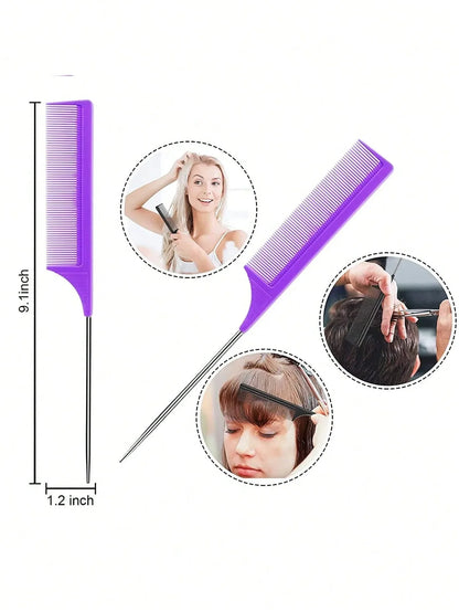 3pcs Styling Comb Set with Hair Brush and Edge Brush