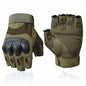Tactical Touch Screen Motorcycle Gloves Black Green Brown