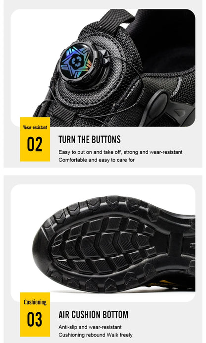 Men's Steel Toe Safety Shoes with Air Cushion